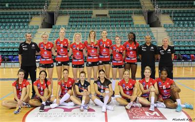 VOLLEY-BALL. Le joli cadeau de l'ASPTT Mulhouse vainqueur de Saint-Raphaël  (3-1)